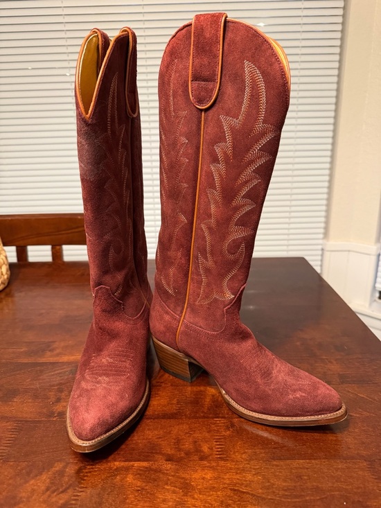 macey bean Shoes - Burgundy/wine Macey Bean cowgirl boots